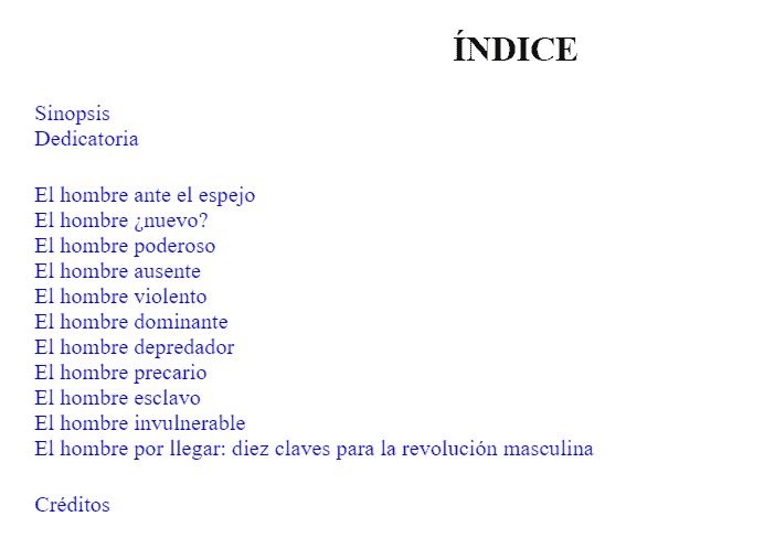 indice hombres